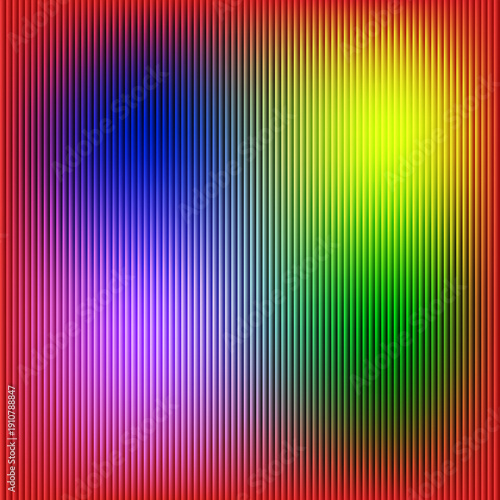 Vibrant Gradient Pattern of Parallel Lines Seamlessly Blending Colors in a Modern Abstract Design	


