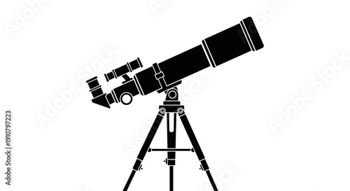 telescope vector illustration