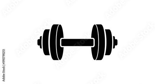 dumbbell isolated on white background