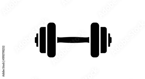 barbell vector illustration