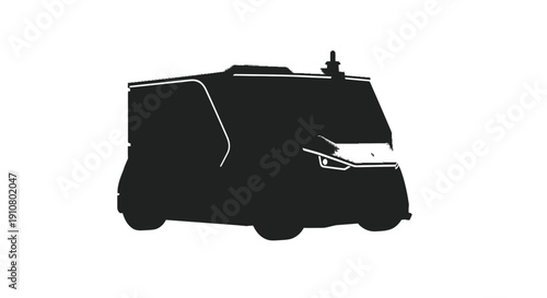 Remote Delivery Vehicle Silhouette – Mobility