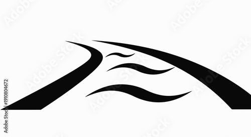 river vector illustration