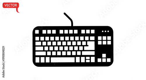 computer keyboard illustration