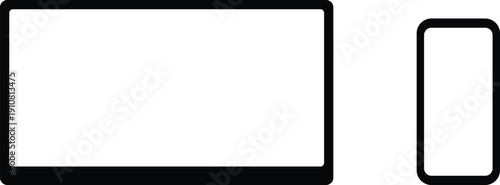 Tablet and smartphone icons technology device