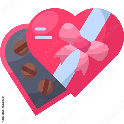 Chocolate Box Flat Icon