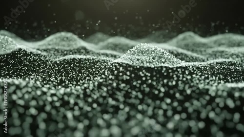 Abstract Particle Wave - A Mesmerizing Visual Journey.