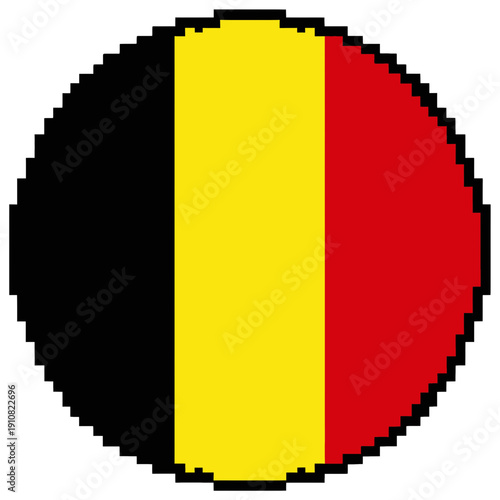 Belgian Flag Round App Icon