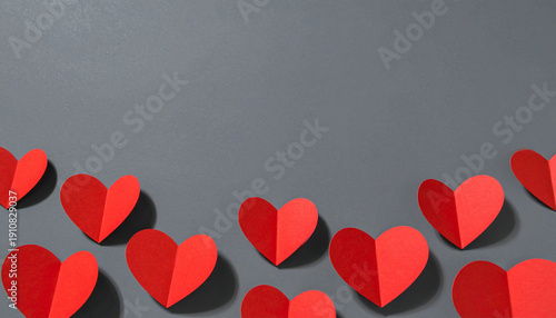 red heart on a pink background 