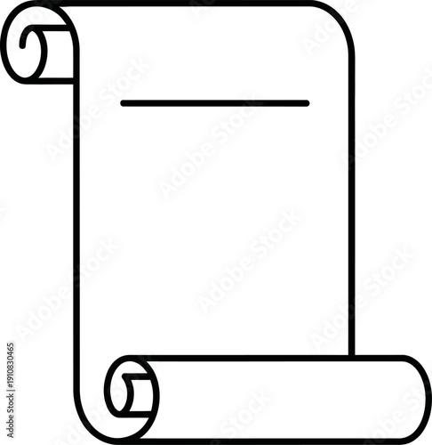 Scroll with Blank Space for Text.