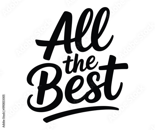 A motivational phrase written in elegant black cursive script on a white background