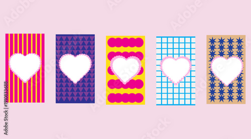 A romantic pink valentine  card illustration featuring a decorative heart pattern and floral art for a celebratory greeting or wedding invitation vector design