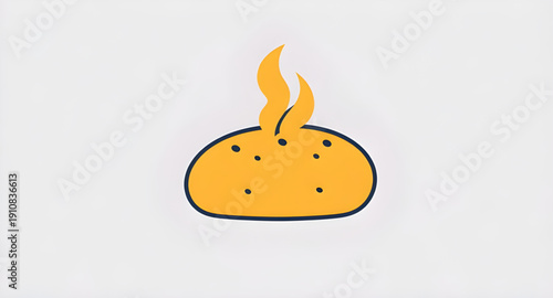 bread, loaf, bakery, baked, food, icon, simple, minimal, flat, vector, illustration, symbol, sign, wheat, grain, flour, crust, slice, toast, breakfast, meal, snack, fresh, homemade, artisan, rustic, t