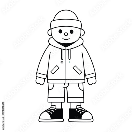 Trendy kids rocking urban style: colorful hoodies, cool sneakers, graphic tees, and playful accessories for city streets full of energy and attitude.
