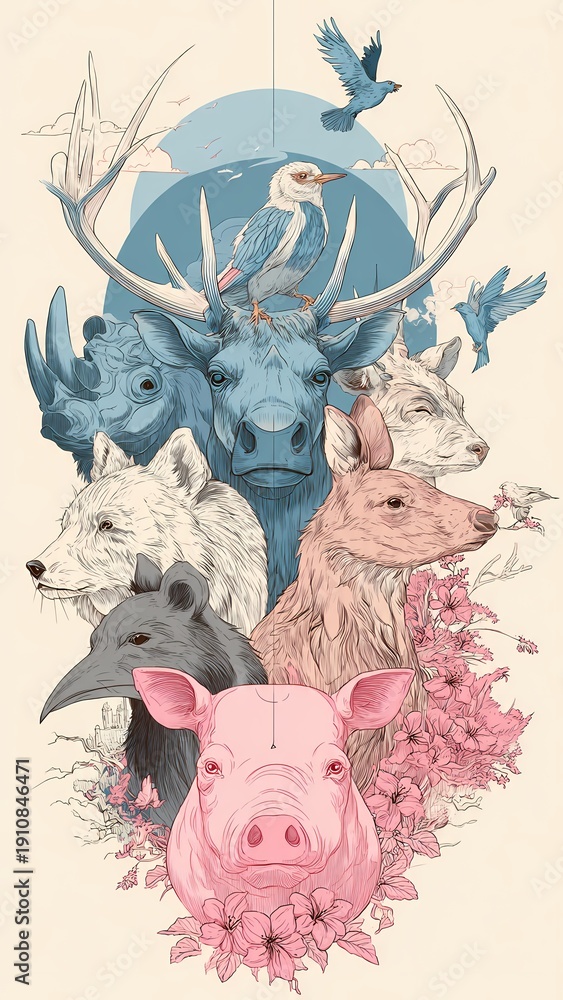 Obraz premium dragon with a magic wand