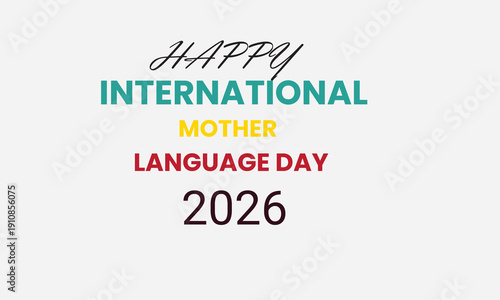 International mother language day banner 2026