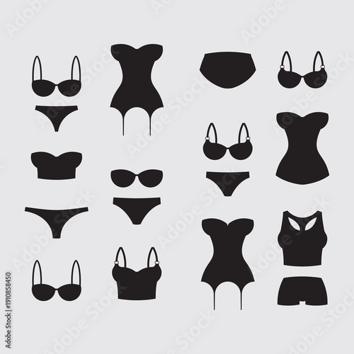 Women's Swimwear Silhouettes Collection