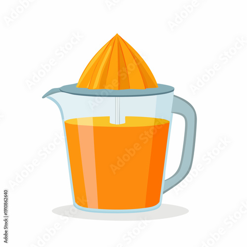Freshly Squeezed Citrus Juice in a Glass Pitcher, Healthy Refreshment