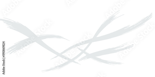 Abstract vector bird illustration with lines and curves