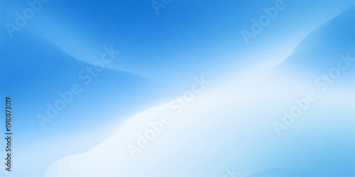 Blue sky with fluffy clouds background