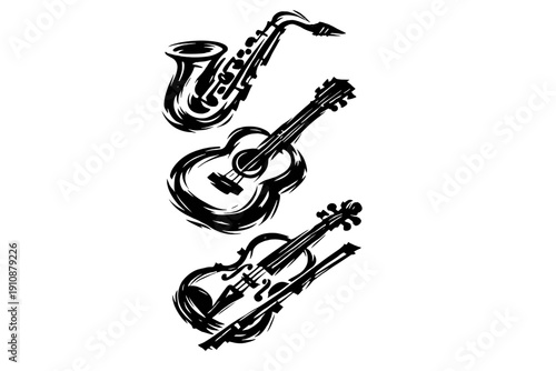 A black and white line drawing of three cartoon bears stacked vertically on top of each other. The stack includes a grizzly bear, a panda bear, and a polar bear in a minimalist style.