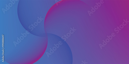 purple background combined with pink and blue circles
