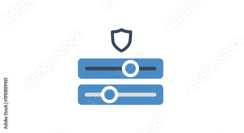 Security software interface control panel.