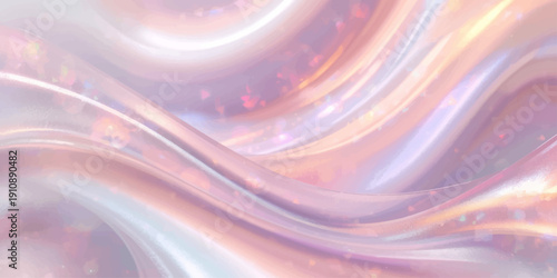 An abstract colorful fractal background features a blue wave design with glowing lines and light curves in a motion pattern creating a textured energy flow illustration for a wallpaper backdrop