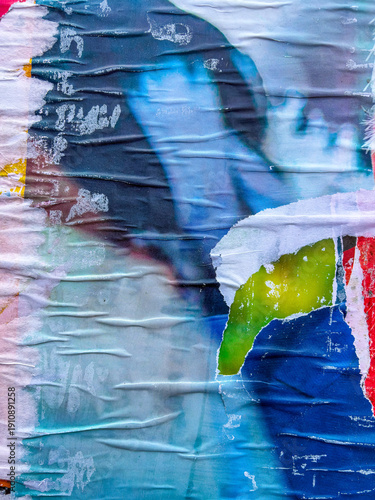 Grunge Revival: Evocative Textural Harmony in Old Poster-Inspired Backgrounds