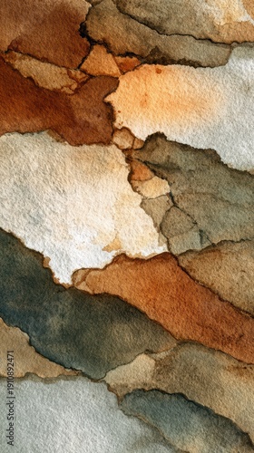 Earthy Watercolor Background with Rich Tones and Fluid Textures Ideal for Artistic Projects and Creative Designs