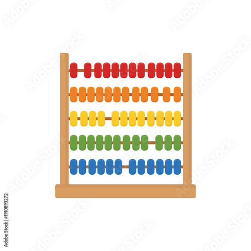 An old wooden abacus and a modern calculator represent the evolution of mathematics and accounting tools for business education and financial learning
