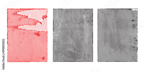 Grunge halftone dots background set.Texture Vector.Dust Overlay Distress Grain ,Simply Place illustration over any Object to Create grungy Effect .abstract,splattered, dirty, texture for your design. 