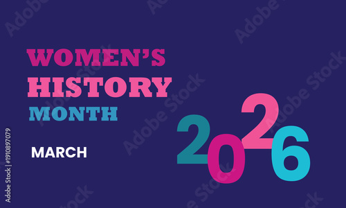 women's history month day banner 2026