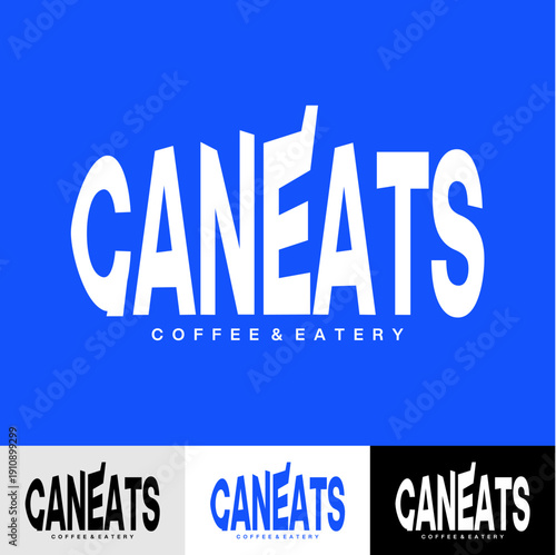 ​Modern Visual Identity Logo Design for CANEATS Coffee & Eatery
