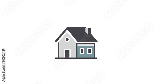 Simple Illustration of a House.