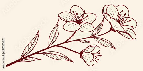 Optimized Title (200 characters max):
Simple Floral Flower Outline Drawing – Flat Design Line Art Illustration, Minimal Botanical Bloom Sketch Icon Isolated on White Background for Logo, Coloring Page