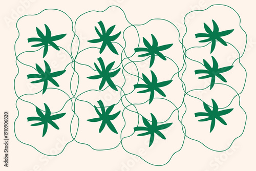 Art & Illustration Tomatoes Line Vector for Healthy Food Marketing