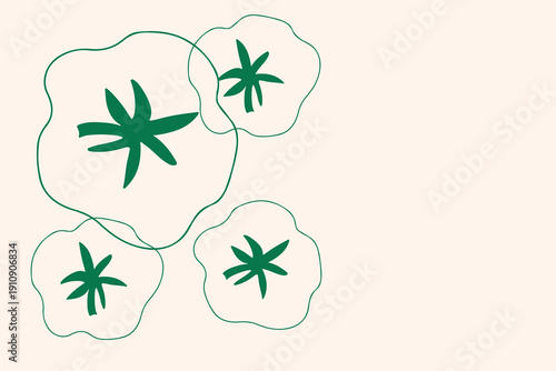 Art & Illustration Tomatoes Line Vector for Healthy Food Marketing