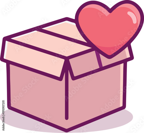 Love Gift Package Icon