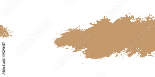An abstract grunge background featuring black and brown ink splats and liquid paint splashes creates a dirty, textured pattern of dust and stains on old paper in this vector art illustration