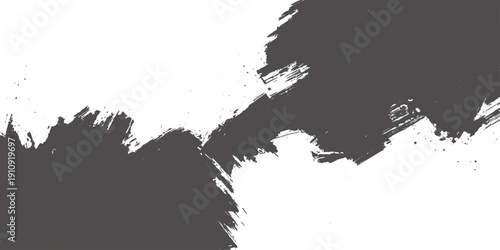 Abstract grunge vector illustration of a black silhouette woman standing on a dirty ink splatter background featuring a paint stain map of the Europe continent with a splat border frame design