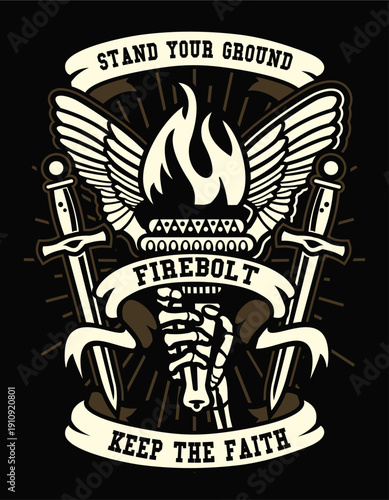 The Brotherhood Winged Sword Emblem