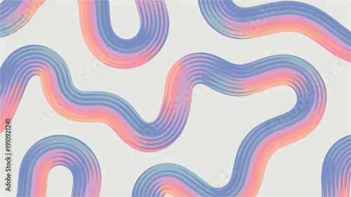 Digital vector pattern inspired by fluid dynamics, featuring swirling organic shapes in a gradient of blues and greens. Abstract, modern, and flowing design.