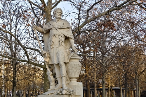 statue of Hannibal in Paris  located in the Tuileries Garden