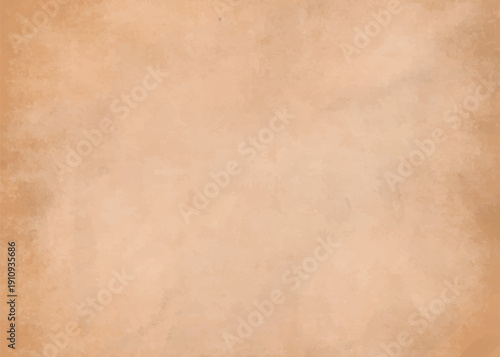 Warm vintage parchment texture background, faded beige grunge paper surface, abstract aged template