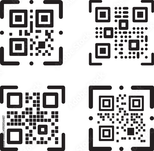 unique QR code icon