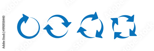 Set of red circle arrow icon. Rotate arrow and spinning loading symbol. Circular rotation loading elements, redo process. Vector set of circle arrows isolated on white