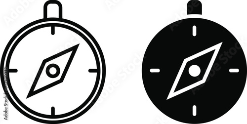 Compass Navigation Icons