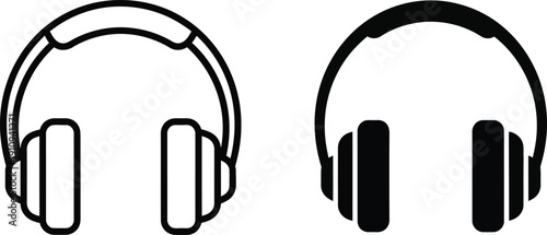 Headphones Icon Set