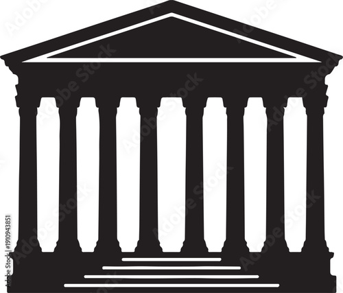Supreme court building icon