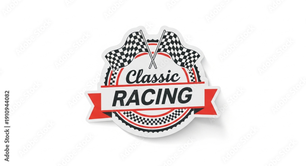 Obraz premium Classic Racing Logo Design Element.